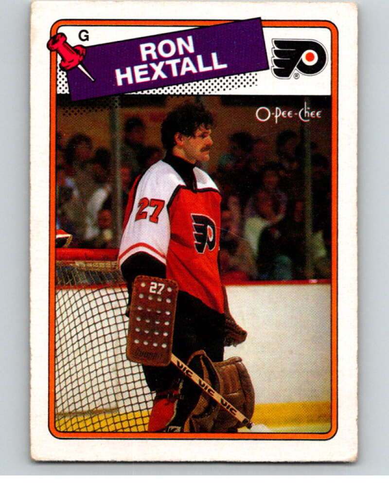 1988-89 O-Pee-Chee #34 Ron Hextall Philadelphia Flyers V53360 Image 1
