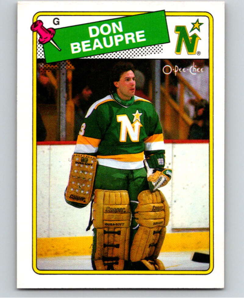 1988-89 O-Pee-Chee #42 Don Beaupre Minnesota North Stars V53371 Image 1