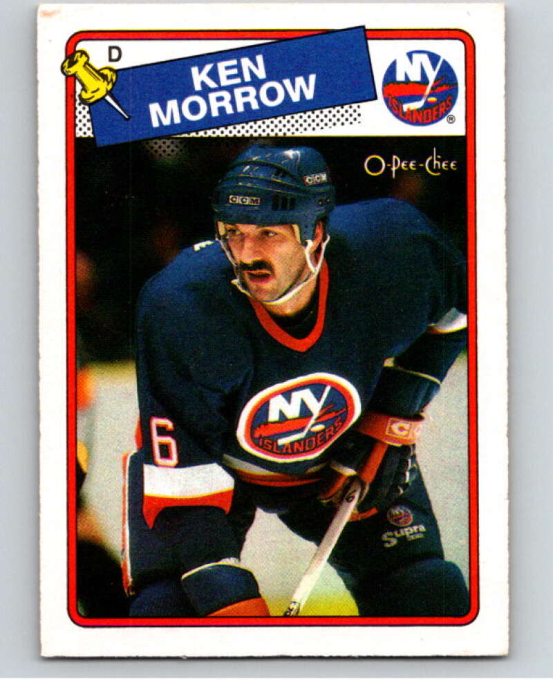 1988-89 O-Pee-Chee #53 Ken Morrow New York Islanders V53393 Image 1