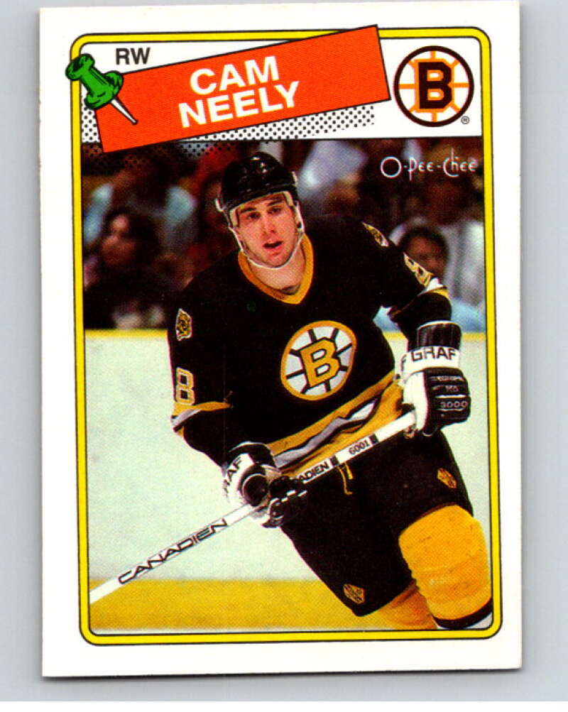 1988-89 O-Pee-Chee #58 Cam Neely Boston Bruins V53405 Image 1