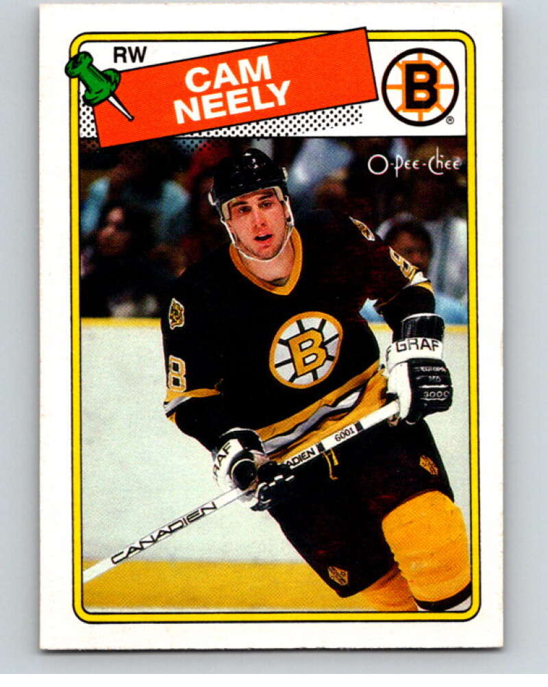 1988-89 O-Pee-Chee #58 Cam Neely Boston Bruins V53406 Image 1