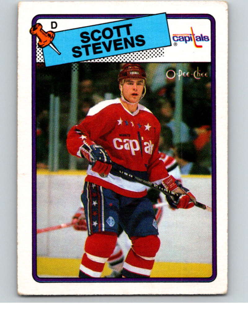 1988-89 O-Pee-Chee #60 Scott Stevens Washington Capitals V53409 Image 1