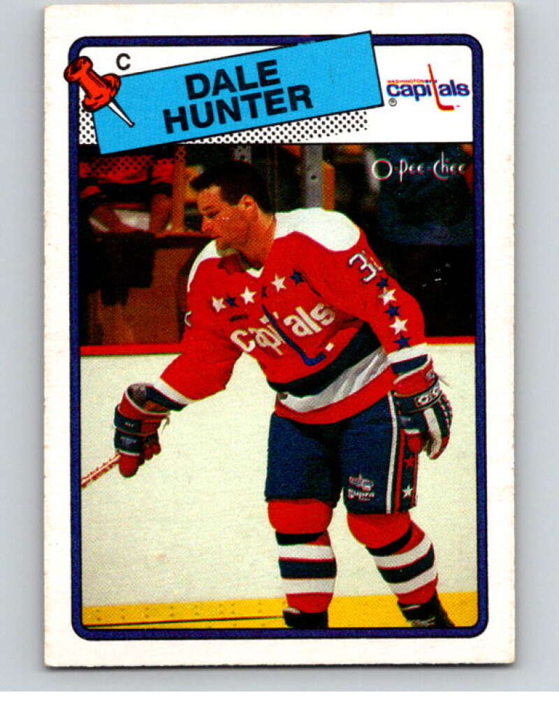 1988-89 O-Pee-Chee #70 Dale Hunter Washington Capitals V53428 Image 1