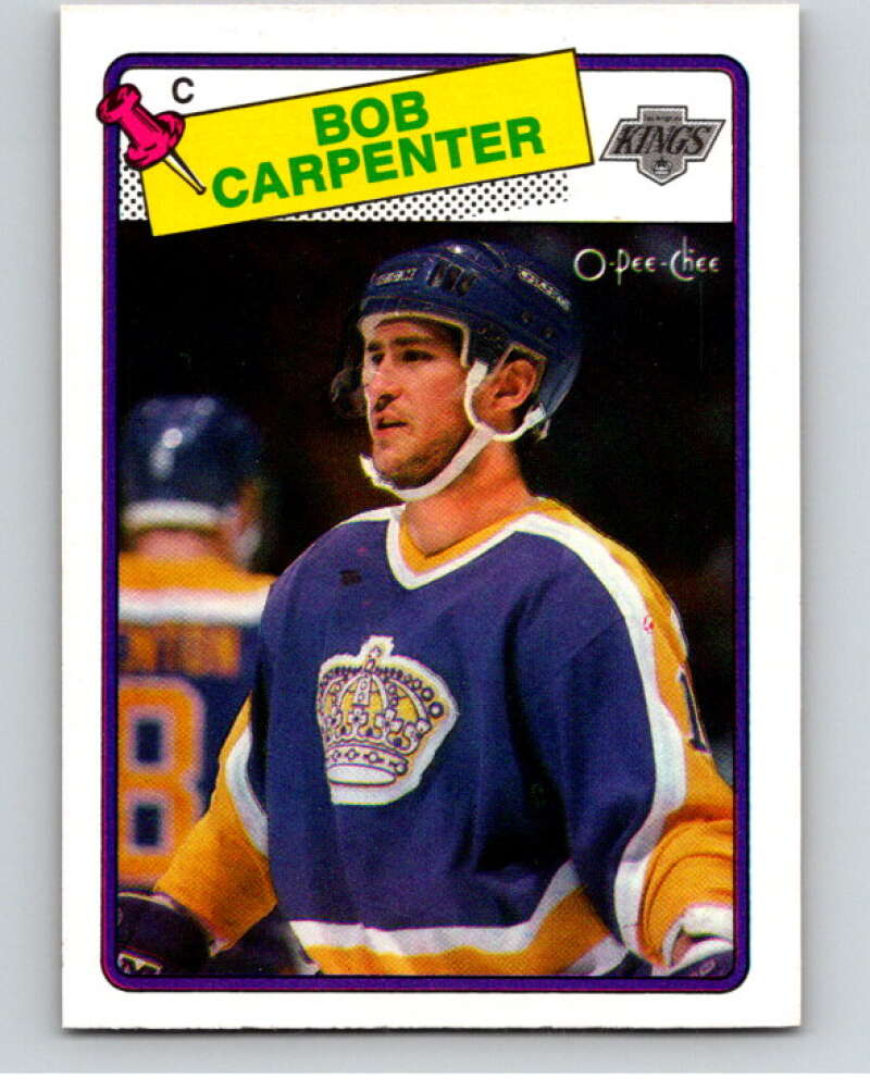 1988-89 O-Pee-Chee #72 Bob Carpenter Los Angeles Kings V53431 Image 1