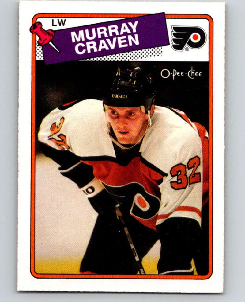 1988-89 O-Pee-Chee #79 Murray Craven Philadelphia Flyers V53444 Image 1