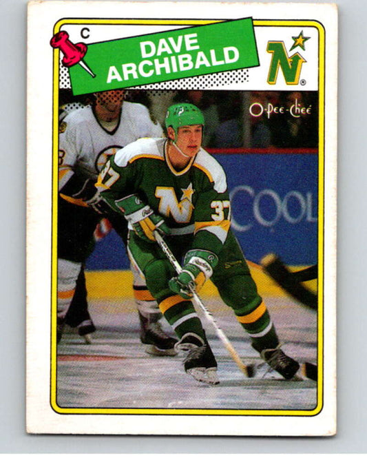 1988-89 O-Pee-Chee #112 Dave Archibald  RC Rookie  V53506 Image 1