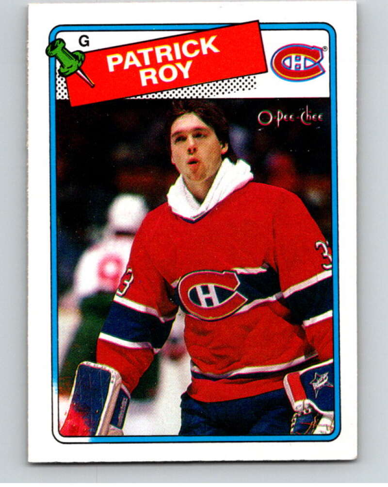 1988-89 O-Pee-Chee #116 Patrick Roy Montreal Canadiens V53514 Image 1
