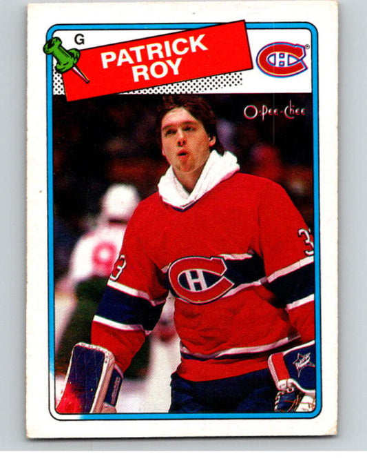 1988-89 O-Pee-Chee #116 Patrick Roy  Montreal Canadiens  V53515 Image 1