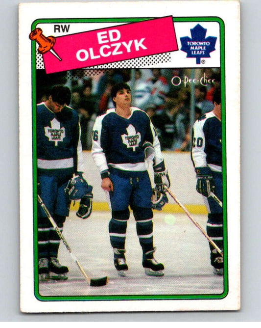 1988-89 O-Pee-Chee #125 Ed Olczyk  Edmonton Oilers  V53526 Image 1