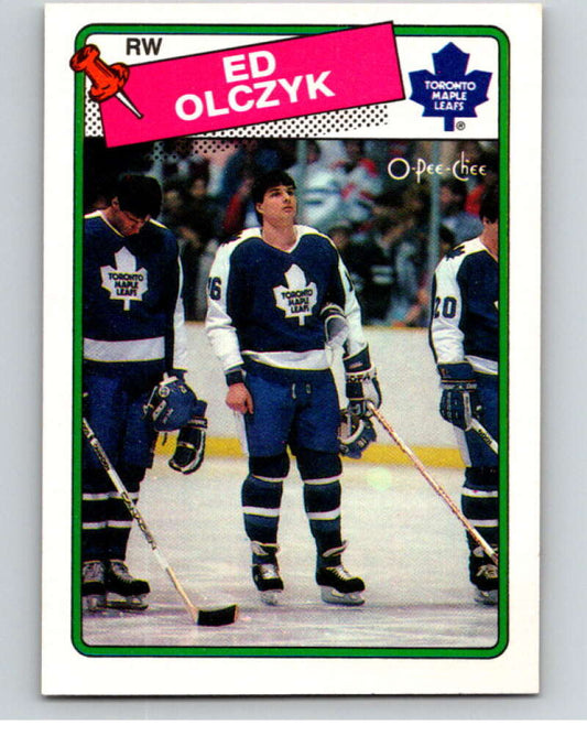 1988-89 O-Pee-Chee #125 Ed Olczyk  Edmonton Oilers  V53527 Image 1