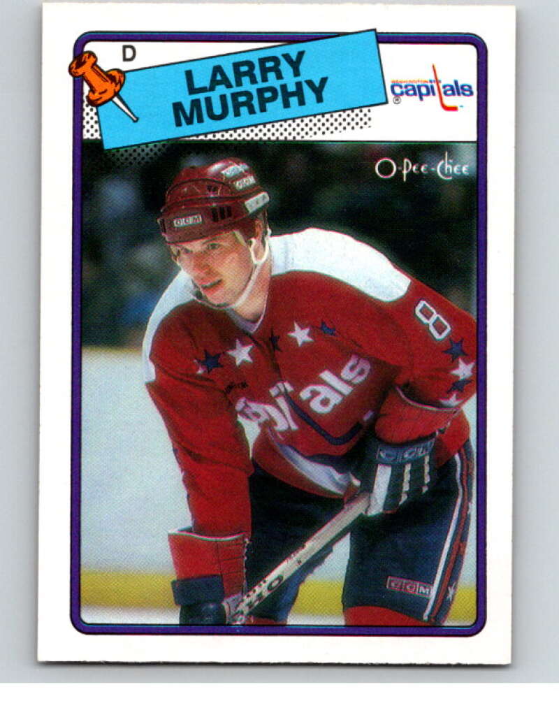 1988-89 O-Pee-Chee #141 Larry Murphy Washington Capitals V53549 Image 1