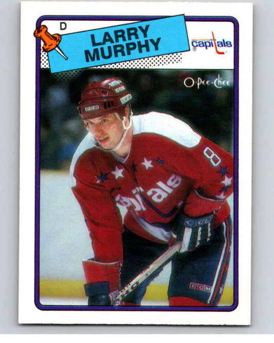 1988-89 O-Pee-Chee #141 Larry Murphy  Washington Capitals  V53549 Image 1
