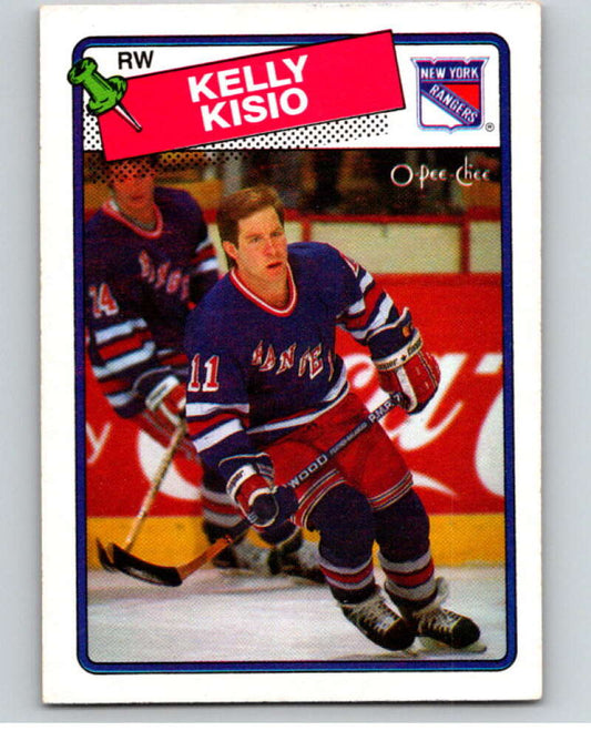 1988-89 O-Pee-Chee #143 Kelly Kisio  New York Rangers  V53553 Image 1