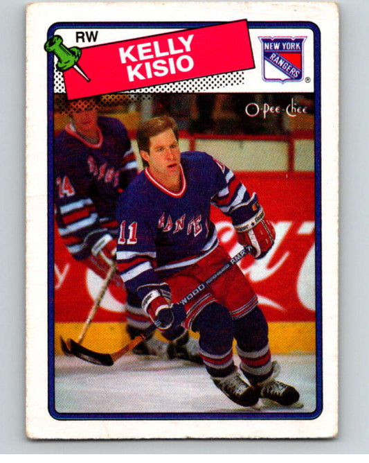 1988-89 O-Pee-Chee #143 Kelly Kisio  New York Rangers  V53555 Image 1