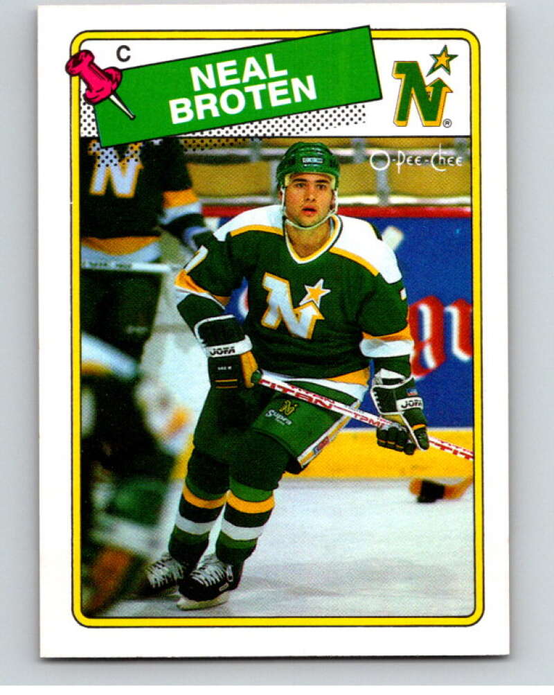 1988-89 O-Pee-Chee #144 Neal Broten Minnesota North Stars V53558 Image 1