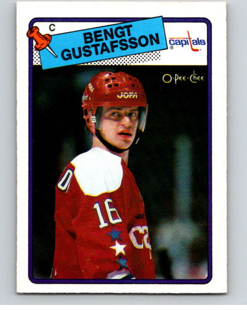 1988-89 O-Pee-Chee #151 Bengt Gustafsson Washington Capitals V53564 Image 1