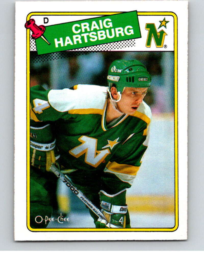 1988-89 O-Pee-Chee #159 Craig Hartsburg Minnesota North Stars V53581 Image 1