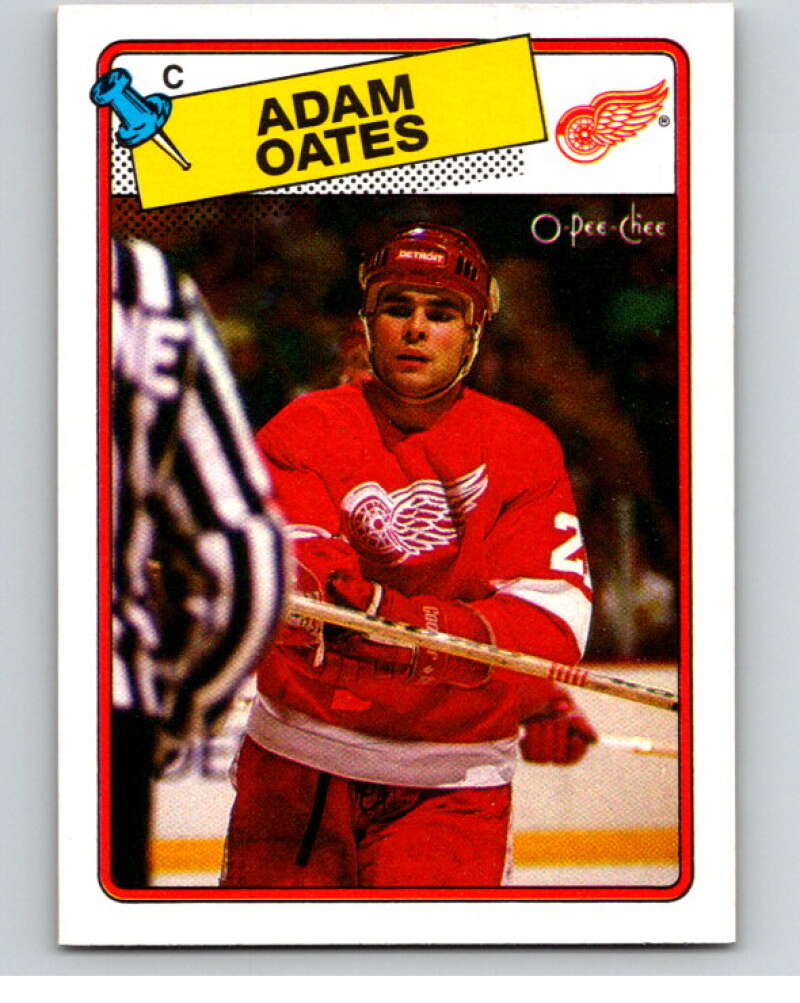 1988-89 O-Pee-Chee #161 Adam Oates Detroit Red Wings V53583 Image 1