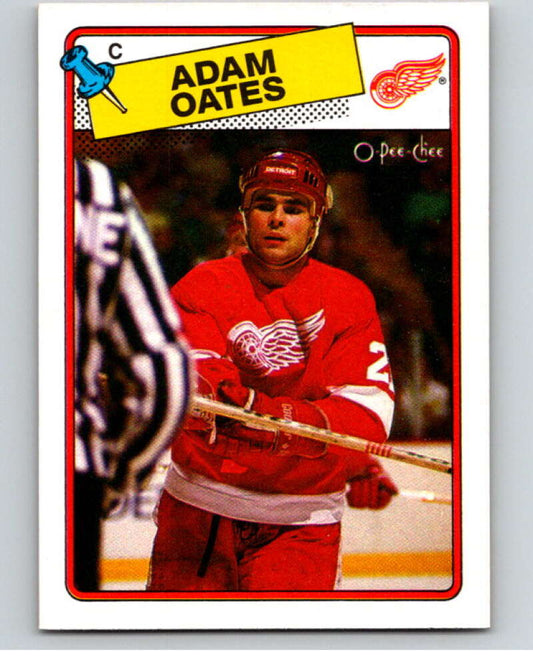 1988-89 O-Pee-Chee #161 Adam Oates  Detroit Red Wings  V53583 Image 1