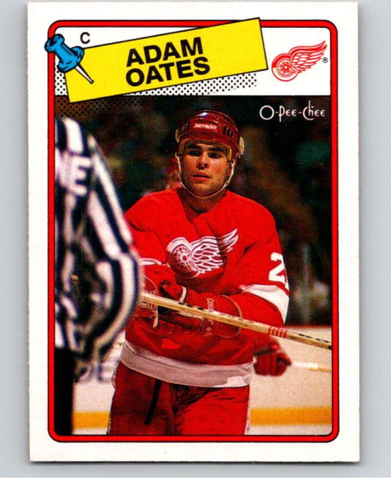 1988-89 O-Pee-Chee #161 Adam Oates Detroit Red Wings V53584 Image 1