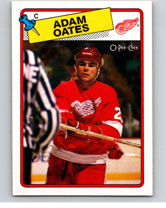 1988-89 O-Pee-Chee #161 Adam Oates  Detroit Red Wings  V53584 Image 1