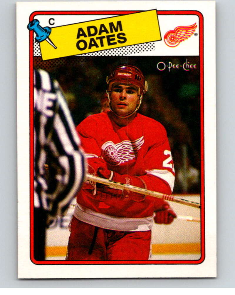 1988-89 O-Pee-Chee #161 Adam Oates Detroit Red Wings V53587 Image 1