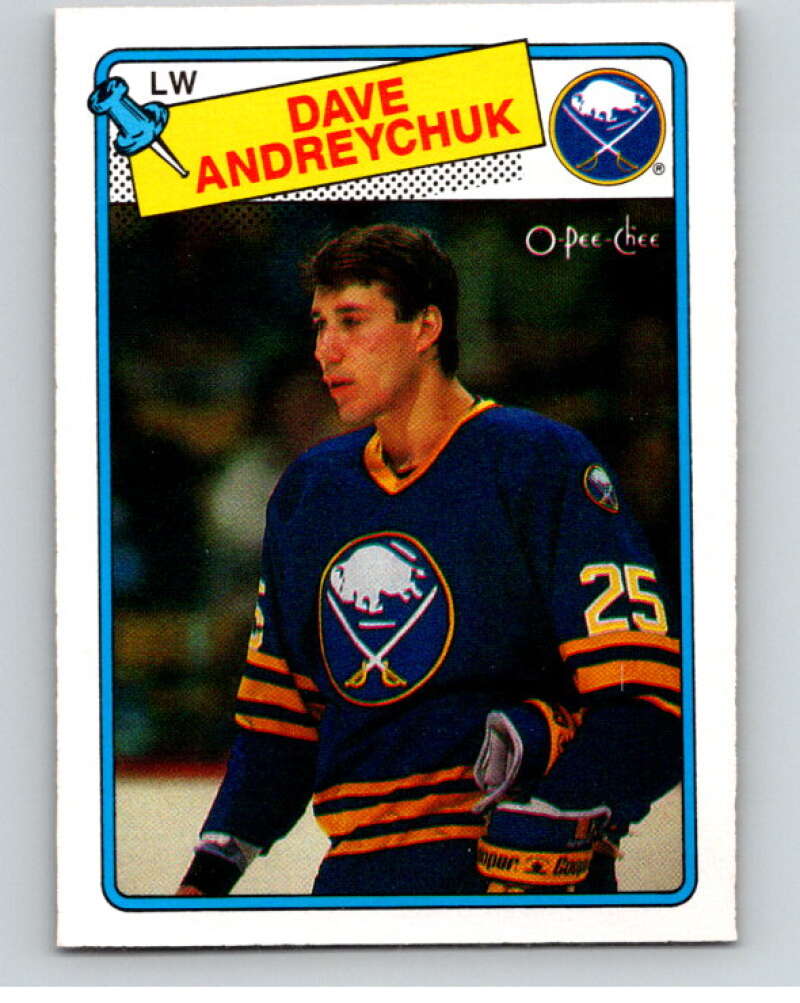 1988-89 O-Pee-Chee #163 Dave Andreychuk Buffalo Sabres V53591 Image 1