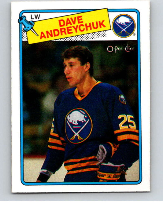 1988-89 O-Pee-Chee #163 Dave Andreychuk  Buffalo Sabres  V53591 Image 1