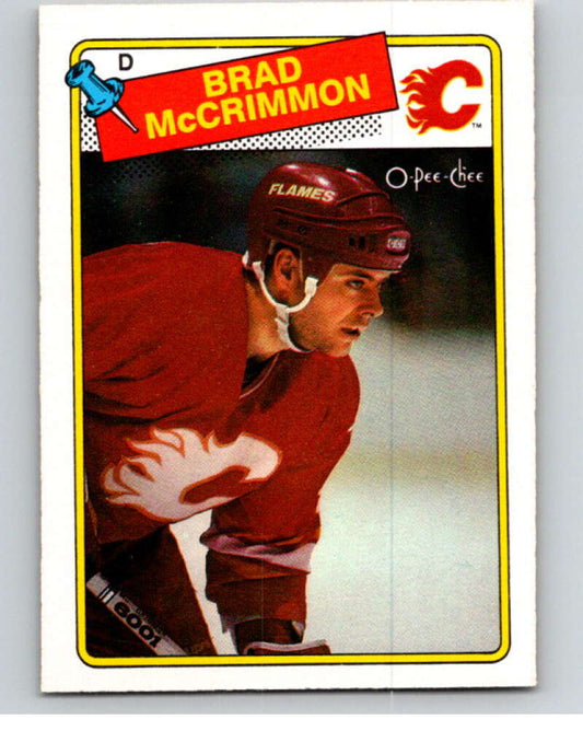 1988-89 O-Pee-Chee #178 Brad McCrimmon  Calgary Flames  V53615 Image 1