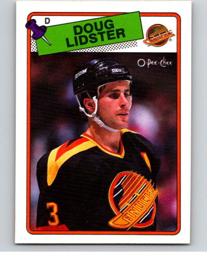 1988-89 O-Pee-Chee #228 Doug Lidster Vancouver Canucks V53712 Image 1