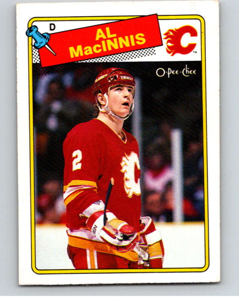 1988-89 O-Pee-Chee #231 Al MacInnis Calgary Flames V53718 Image 1