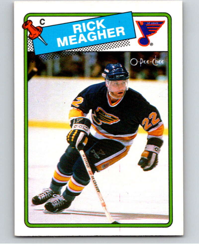 1988-89 O-Pee-Chee #235 Rick Meagher St. Louis Blues V53726 Image 1