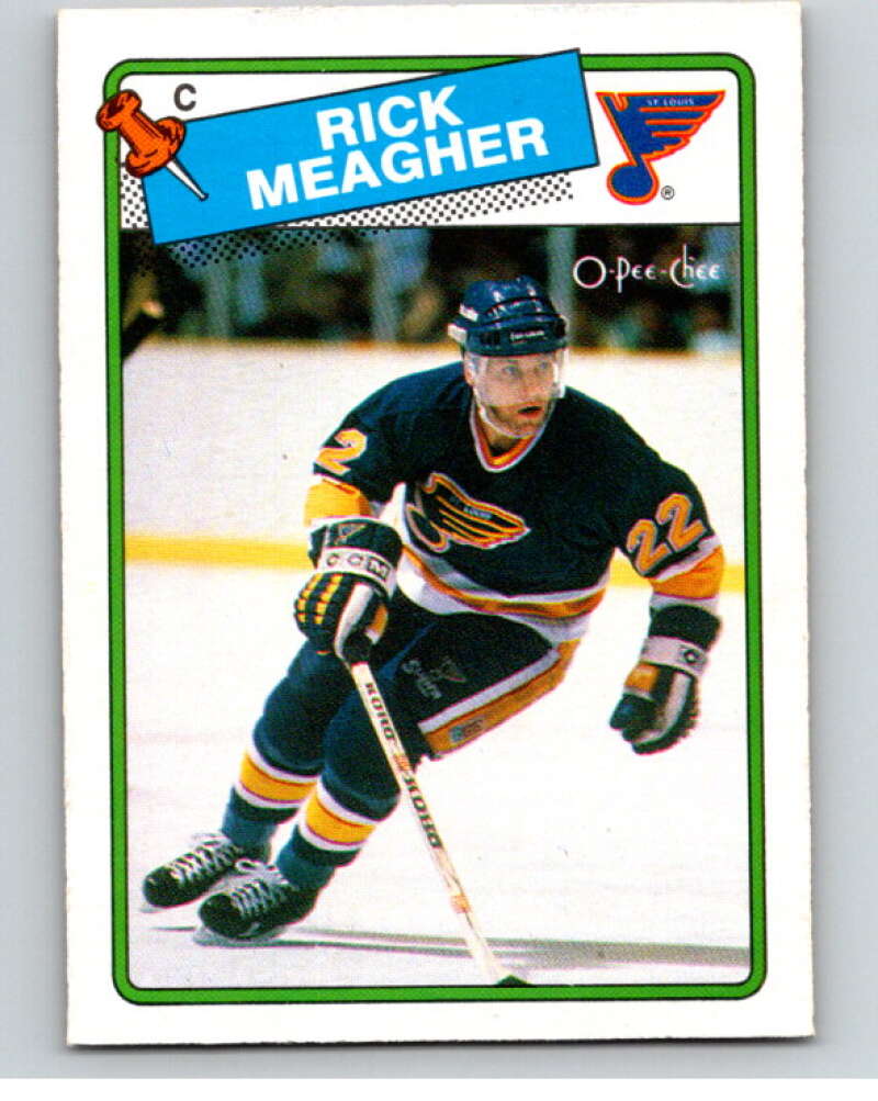 1988-89 O-Pee-Chee #235 Rick Meagher St. Louis Blues V53729 Image 1