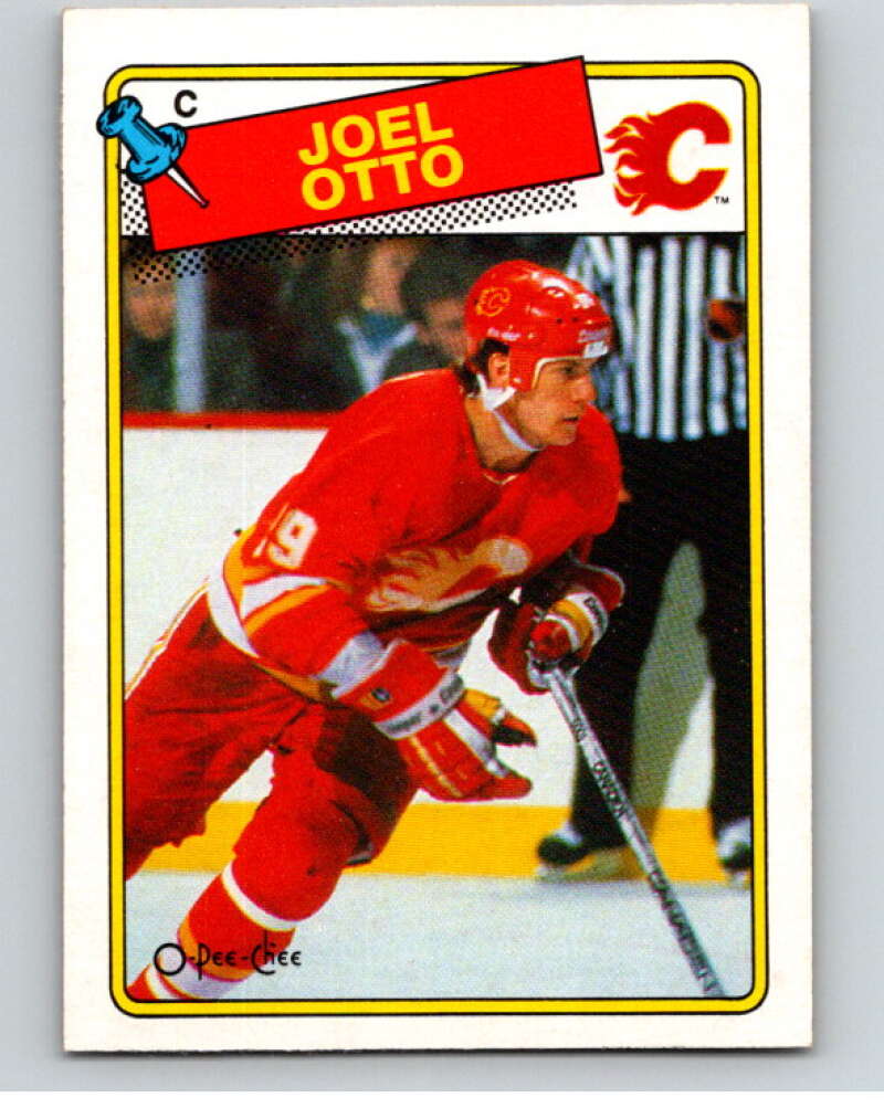 1988-89 O-Pee-Chee #242 Joel Otto Calgary Flames V53746 Image 1