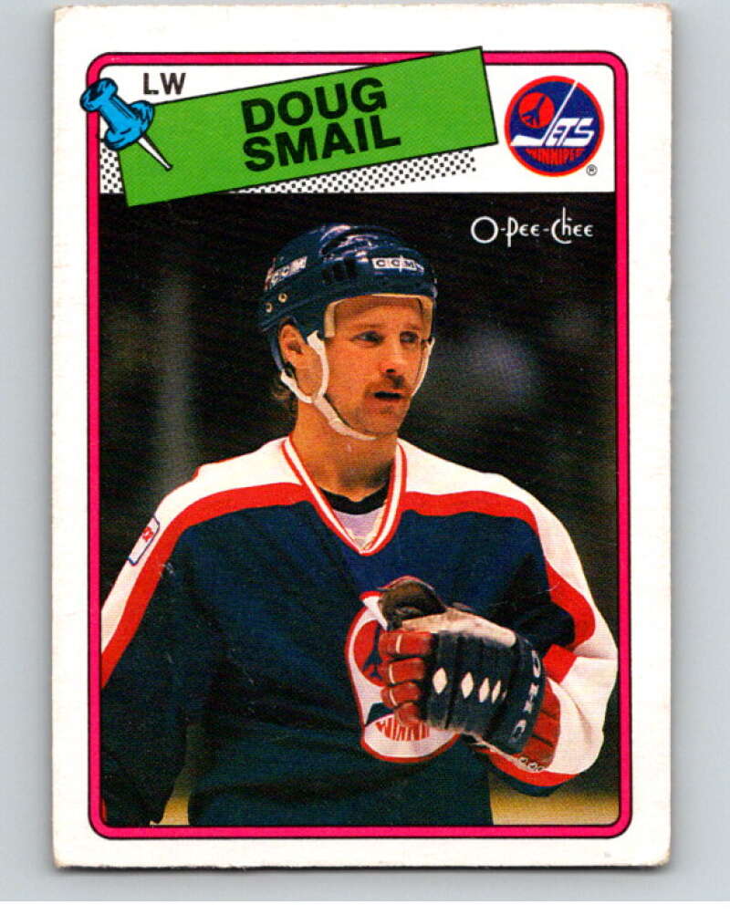 1988-89 O-Pee-Chee #251 Doug Smail Winnipeg Jets V53776 Image 1