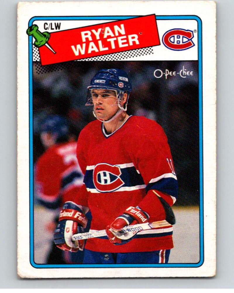 1988-89 O-Pee-Chee #262 Ryan Walter Montreal Canadiens V53802 Image 1