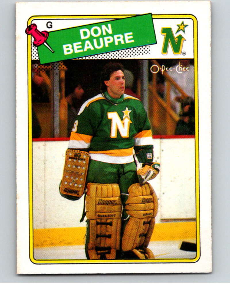 1988-89 O-Pee-Chee #42 Don Beaupre Minnesota North Stars V53826 Image 1
