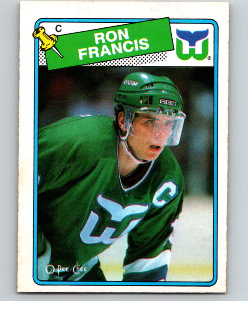 1988-89 O-Pee-Chee #52 Ron Francis Hartford Whalers V53833 Image 1
