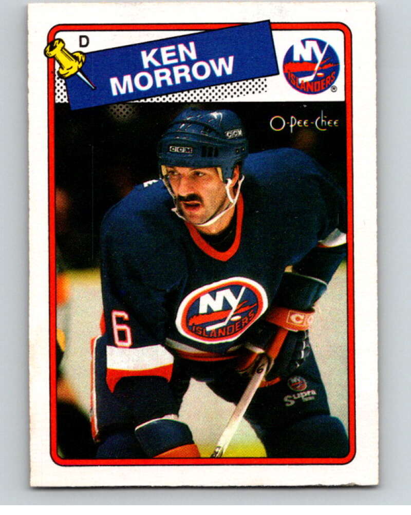 1988-89 O-Pee-Chee #53 Ken Morrow New York Islanders V53835 Image 1