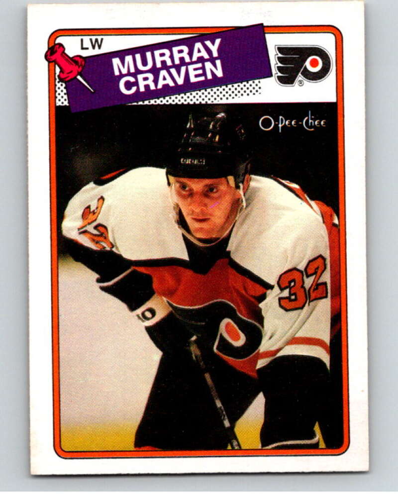 1988-89 O-Pee-Chee #79 Murray Craven Philadelphia Flyers V53849 Image 1