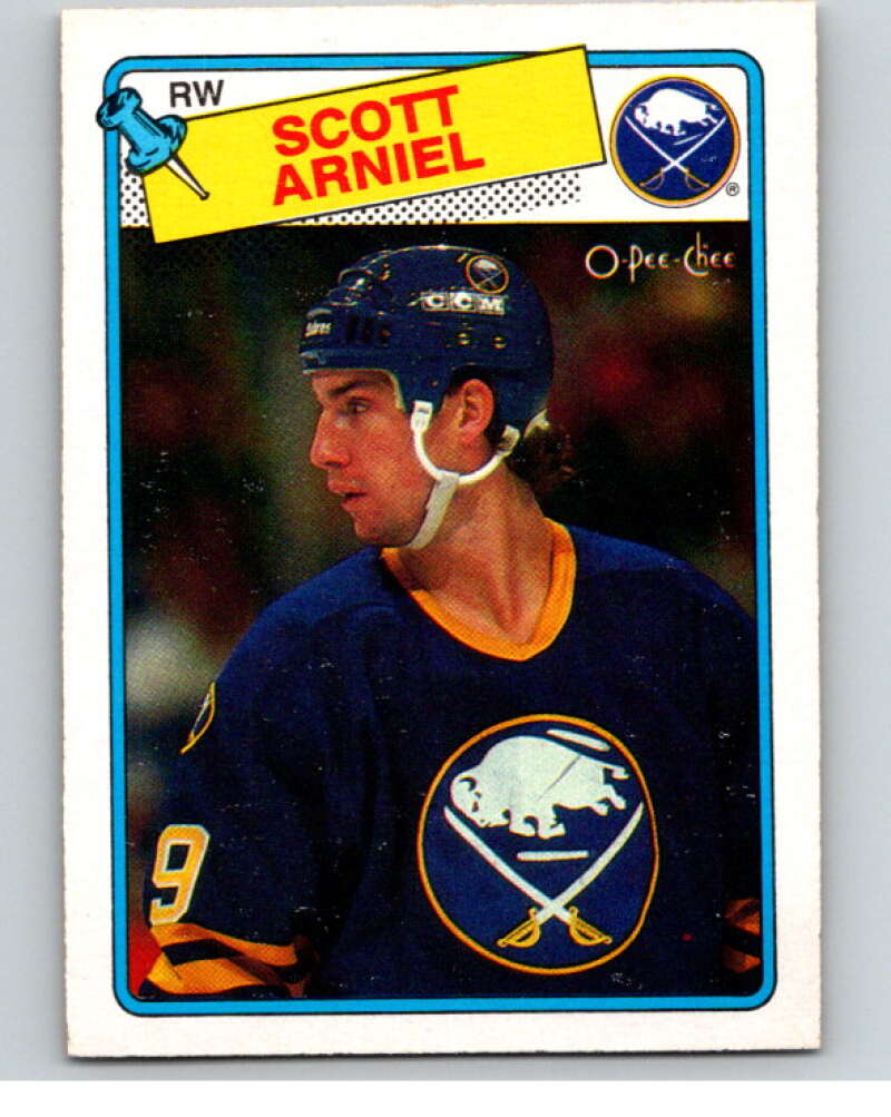 1988-89 O-Pee-Chee #90 Scott Arniel Buffalo Sabres V53861 Image 1