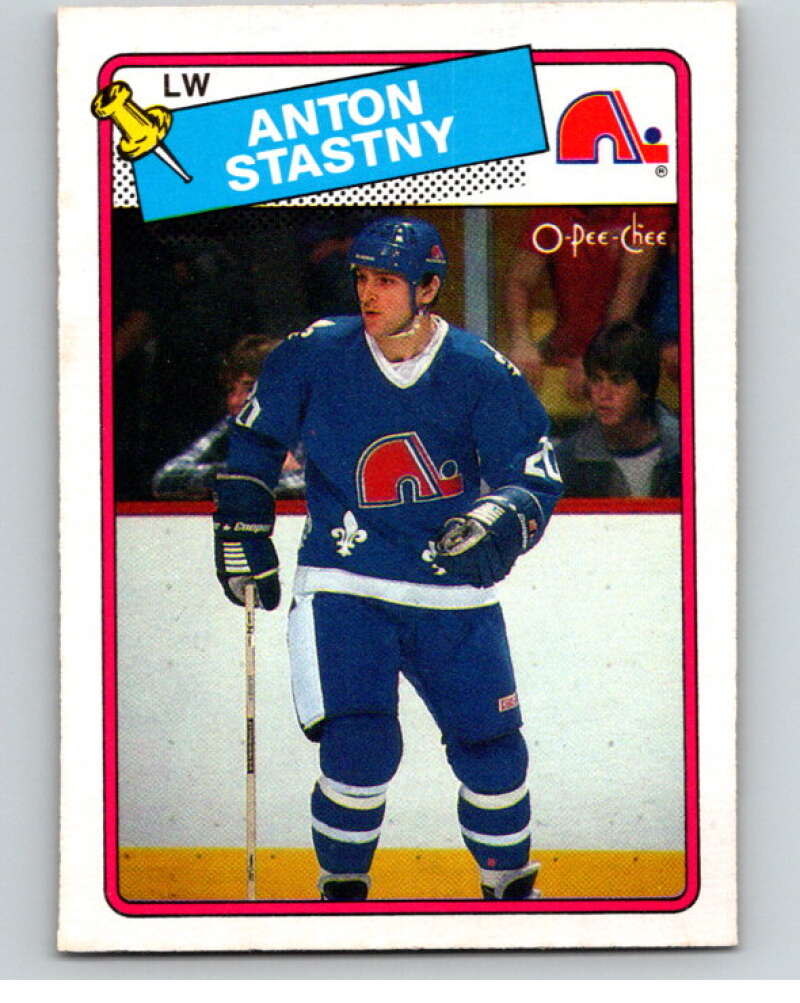 1988-89 O-Pee-Chee #98 Anton Stastny Quebec Nordiques V53869 Image 1