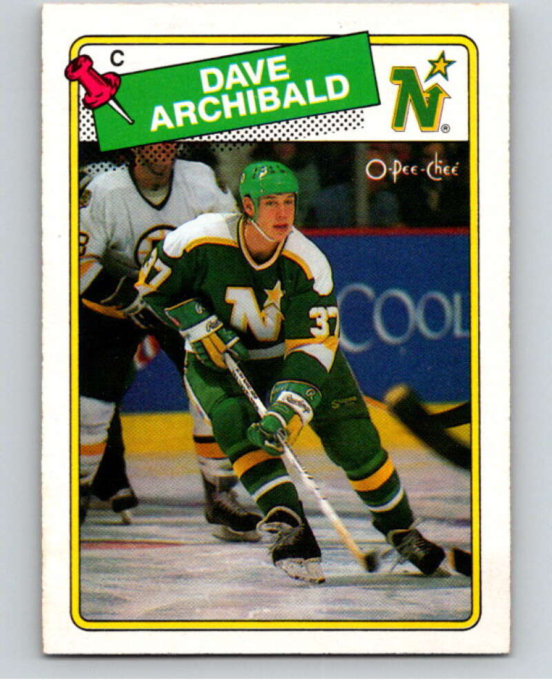 1988-89 O-Pee-Chee #112 Dave Archibald RC Rookie V53876 Image 1