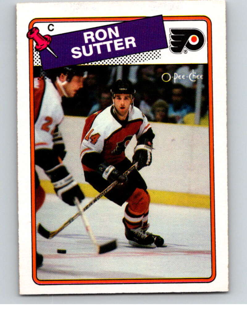 1988-89 O-Pee-Chee #126 Ron Sutter Philadelphia Flyers V53885 Image 1