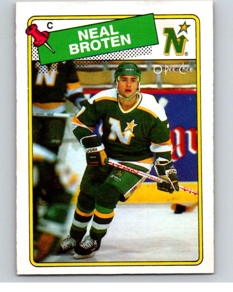 1988-89 O-Pee-Chee #144 Neal Broten Minnesota North Stars V53894 Image 1