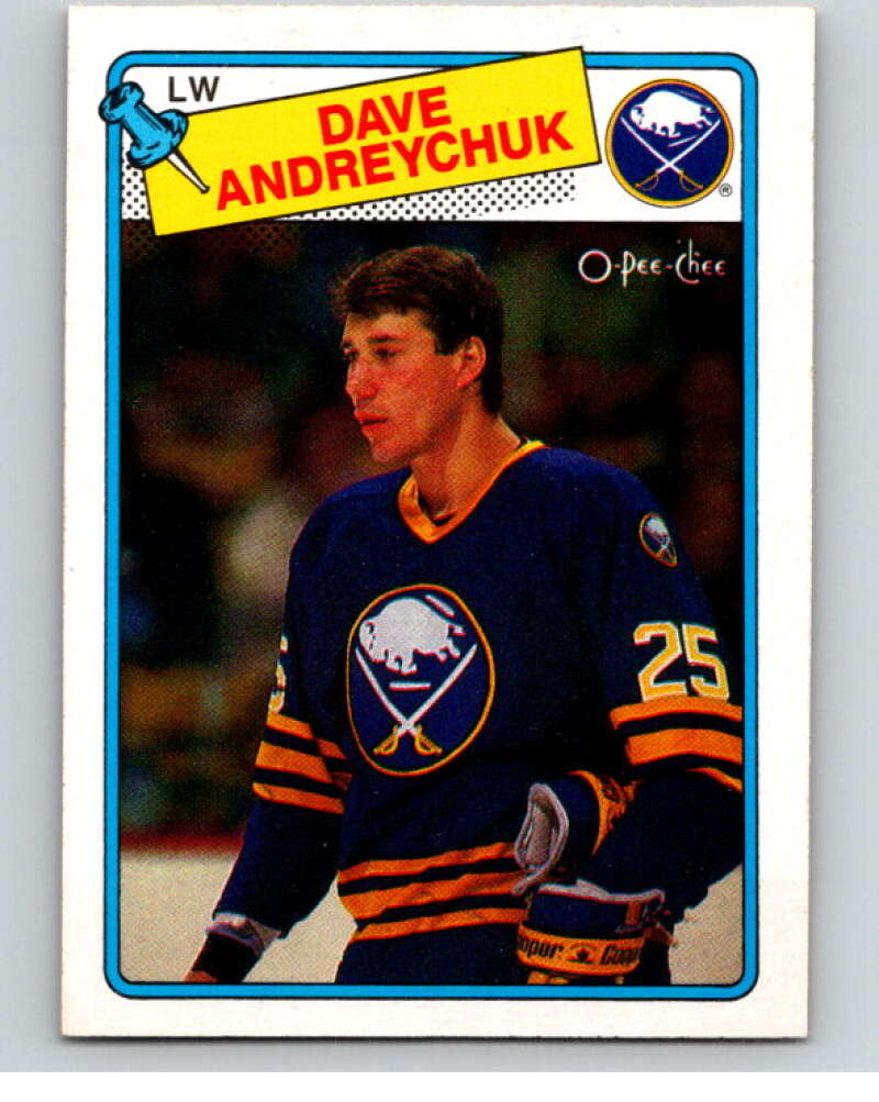 1988-89 O-Pee-Chee #163 Dave Andreychuk Buffalo Sabres V53908 Image 1