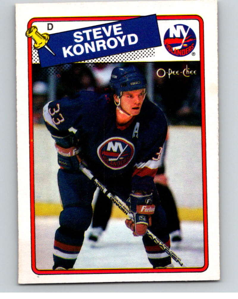 1988-89 O-Pee-Chee #171 Steve Konroyd New York Islanders V53915 Image 1
