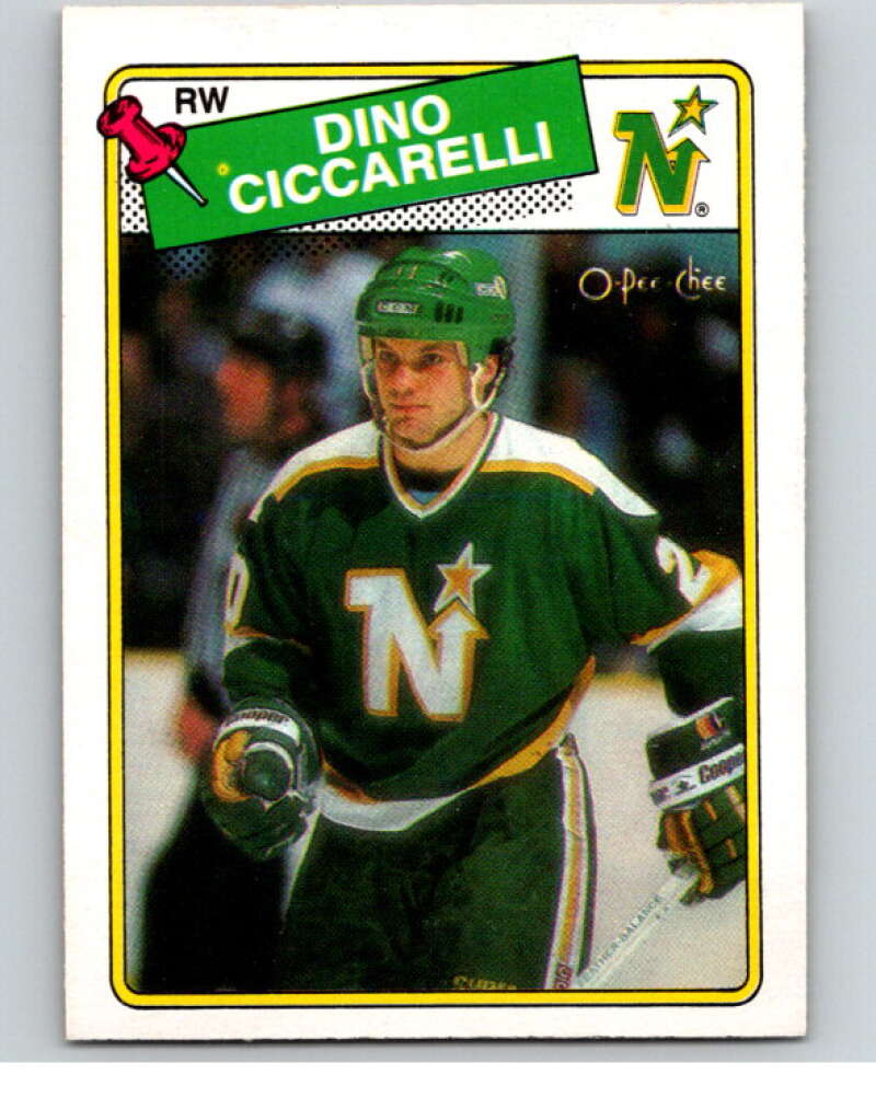 1988-89 O-Pee-Chee #175 Dino Ciccarelli Minnesota North Stars V53918 Image 1