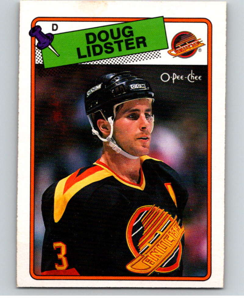 1988-89 O-Pee-Chee #228 Doug Lidster Vancouver Canucks V53940 Image 1