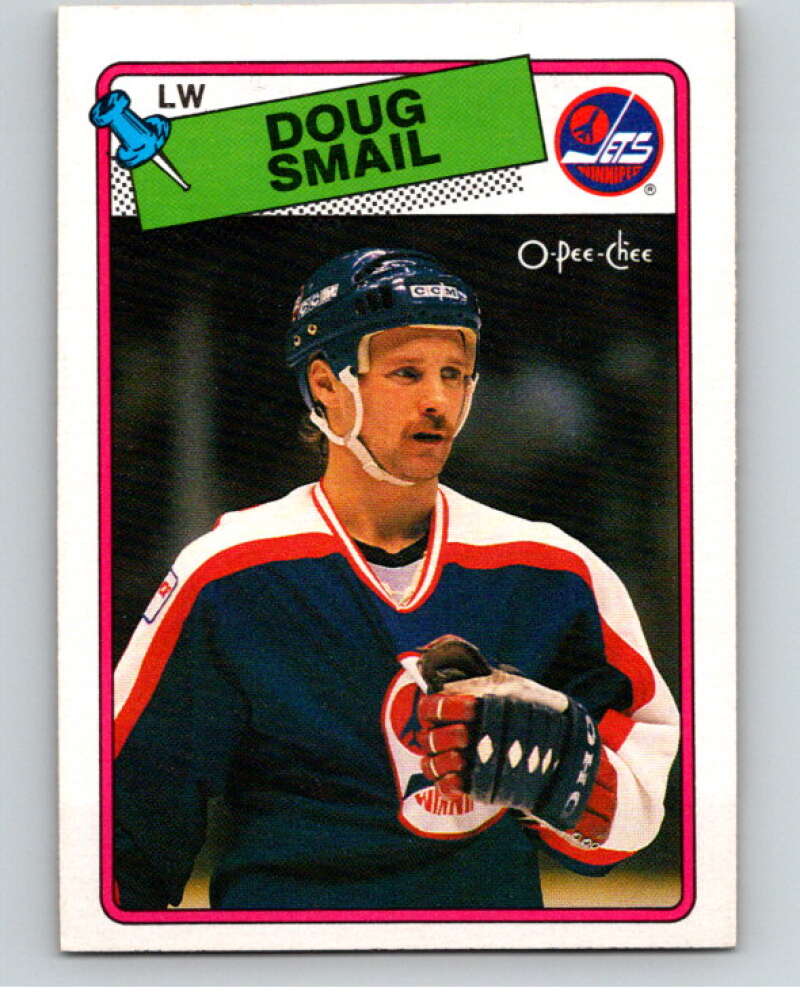 1988-89 O-Pee-Chee #251 Doug Smail Winnipeg Jets V53955 Image 1